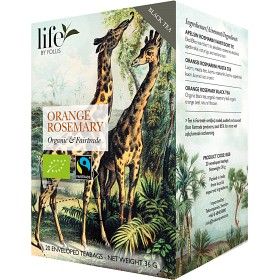 Bild på Life by Follis Apelsin Rosmarin Svart Te EKO 20-pack