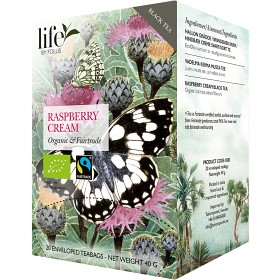 Bild på Life by Follis Hallon Grädde Svart te EKO 20-pack