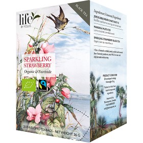 Bild på Life by Follis Sparkling Strawberry Svart Te EKO 20-pack