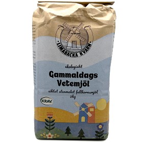 Bild på Limabacka Kvarn Gammaldags Vetemjöl Stenmalet 2kg