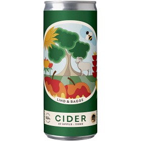 Bild på Lind & Bagge Alkoholfri 0.5% Cider Burk 25cl