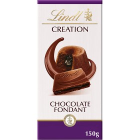 Bild på Lindt CREATION Chokladfondant Mjölkchoklad 150g
