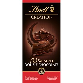 Bild på Lindt CREATION Pure Chocolate 70% Kakao Mörk Choklad 150g