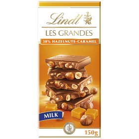 Bild på Lindt LES GRANDES Caramel Hazelnut 150g