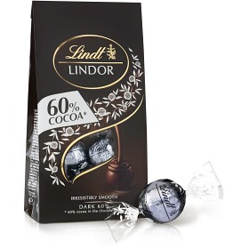 Bild på  Lindt LINDOR Mörk Choklad 60% Kakao 137g
