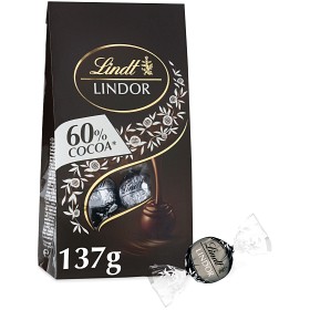 Bild på  Lindt LINDOR Mörk Choklad 60% Kakao 137g
