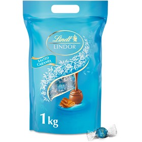 Bild på Lindt LINDOR Salted Caramel Mjölk Chokladpraliner 80 st, 1kg