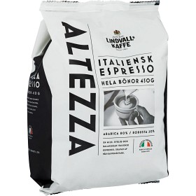 Bild på Lindvalls Kaffe Altezza Espresso Hela Bönor 450g