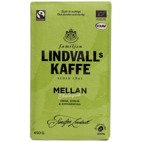 Bild på Lindvalls Kaffe Krav Fairtrade Brygg 450g