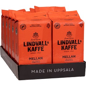 Bild på Lindvalls Kaffe Mellanrost 12x450g