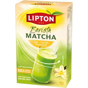 Bild på Lipton Barista Matcha Oat Vanilla 10-pack
