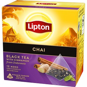 Bild på Lipton Chai Black Tea Pyramid 20-pack