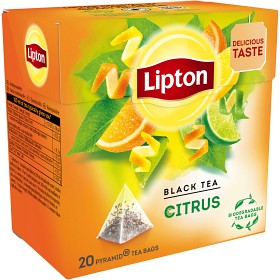 Bild på Lipton Citrus Pyramid 20 tepåsar