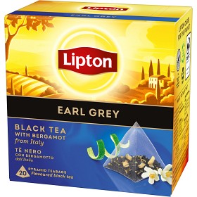 Bild på Lipton Earl Grey Black Tea Pyramid 20-pack