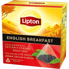 Bild på Lipton English Breakfast Black Tea Pyramid 20-pack