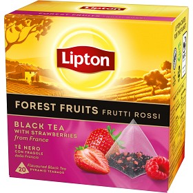 Bild på Lipton Forest Fruit Black Tea Pyramid 20-pack