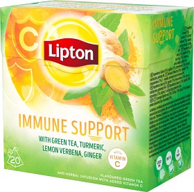 Bild på Lipton Green Tea Immune Support 20 tepåsar
