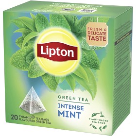 Bild på Lipton Intense Mint Green Tea Pyramid 20-pack