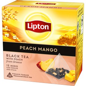 Bild på Lipton Peach Mango Black Tea Pyramid 20-pack