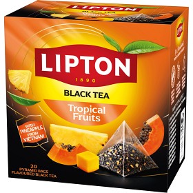 Bild på Lipton Svart Pyramidte Tropisk Frukt 20-pack