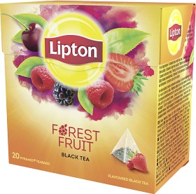 Bild på Lipton Black Tea Forest Fruit 20 tepåsar