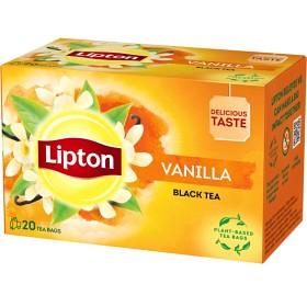 Bild på Lipton Black Tea Vanilla 20 tepåsar