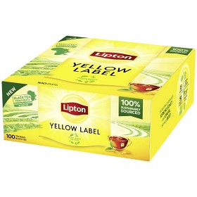 Bild på Lipton Yellow Label 100 tepåsar
