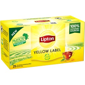 Bild på Lipton Yellow Label 25 tepåsar