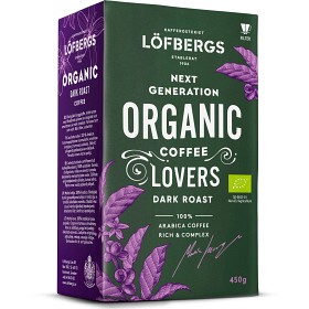 Bild på Löfbergs Organic Dark Roast Kaffe Mörkrost Eko 450g