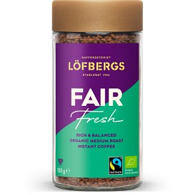 Bild på Löfbergs Fair Fresh Medium Roast Instant Snabbkaffe 100g