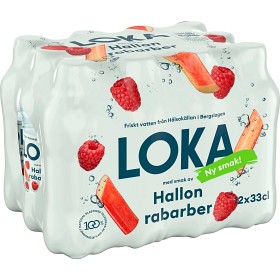 Bild på Loka Hallon & Rabarber PET-flaska 12x33cl