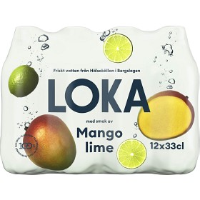 Bild på Loka Mango Lime PET-flaska 12x33cl