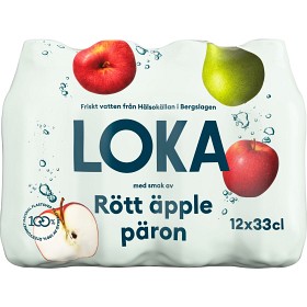 Bild på Loka Rött Äpple PET-flaska 12x33cl
