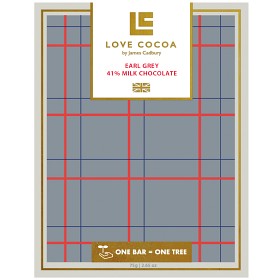 Bild på Love Cocoa Mjölkchoklad 41% Earl Grey 75g