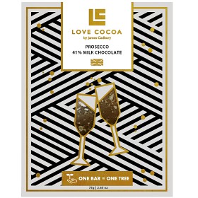 Bild på Love Cocoa Mjölkchoklad 41% Prosecco 75g