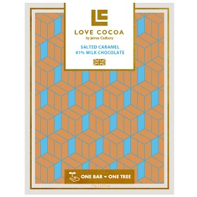 Bild på Love Cocoa Mjölkchoklad 41% Salt Karamell 75g