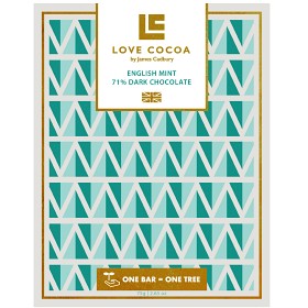 Bild på Love Cocoa Mörk Choklad 71% Mint 75g