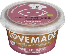 Bild på Lovemade Spagetti & Köttfärssås 8M 180 g
