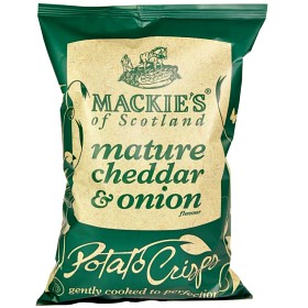 Bild på Mackies Mature Cheddar & Onion Chips 150g
