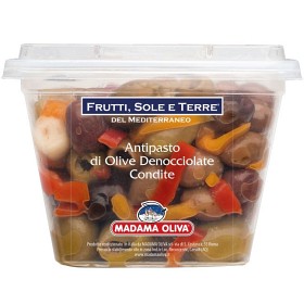 Bild på Madama Oliva Frutto Urkärnad Olivmix Antipasto 250g