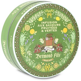 Bild på Maison Brémond Örtte Infusion med Fruktiga & Gröna Smaker 8 Tepåsar