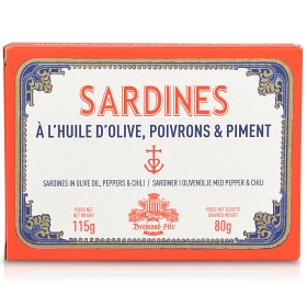 Bild på Maison Brémond Sardiner med Olivolja, Paprika & Chili 115g