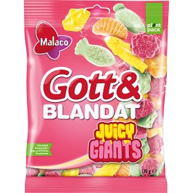 Bild på Malaco Gott & Blandat Juicy Giants 170g