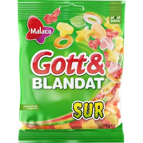 Bild på Malaco Gott & Blandat Sur 170g