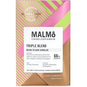 Bild på Malmö Chokladfabrik Craft Triple Blend 66% 58g