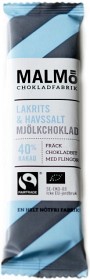 Bild på Malmö Chokladfabrik Malmöbar Lakrits & Havssalt 25 g