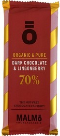 Bild på Malmö Chokladfabrik Ö Dark Lingonberry 70% 55 g
