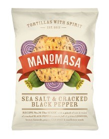 Bild på ManoMasa Sea Salt & Cracked Black Pepper 160 g