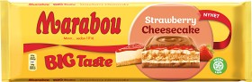 Bild på Marabou Big Taste Strawberry Cheesecake 300 g