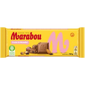 Bild på Marabou Frukt & Mandel 160g